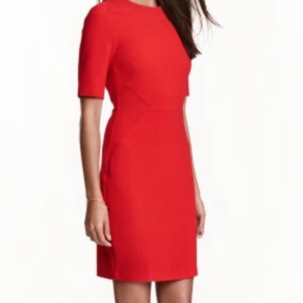 Red H&M dress